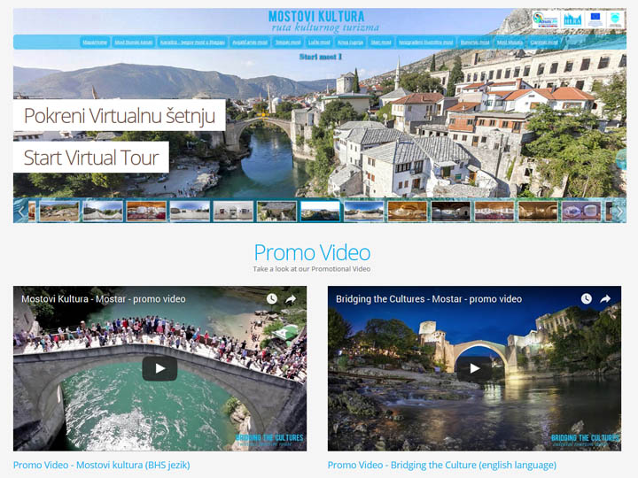 Mostovi kultura virtual tour mostar